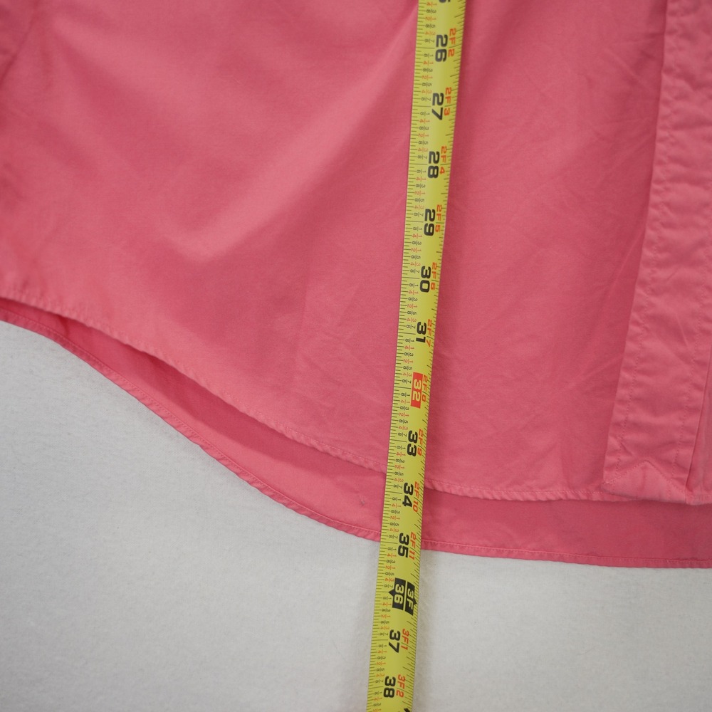 Ralph Lauren Classic Fit Short Sleeve Button Down Shirt Salmon Pink Mens XL - Picture 5 of 9